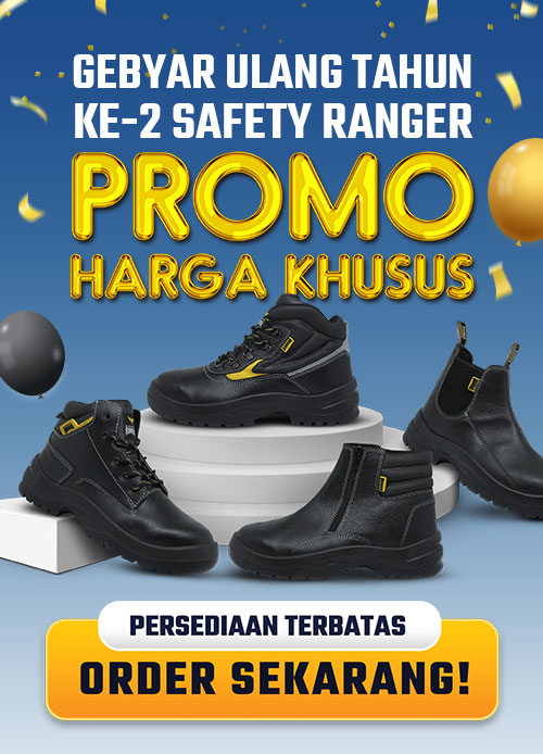 Promo 50% untuk semua tipe sepatu Safety Ranger