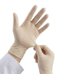 Sensi Latex Disposable Gloves Pre-Powdered 100 Pcs